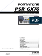 PDF Yamaha PSR Gx76 Compress