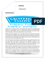 Mother Dairy 1,2 & 4 Chapter Document