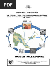 Gr11 Language Literature Unit 1