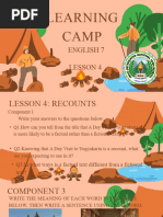 Brown Green Orange Creative Summer Camp Presentation