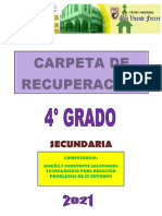 Carpeta de Recuperación-Diseña y Construye Soluciones Tecnológicas-4to-Cyt-2021