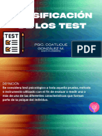 Clasificación de Los Test