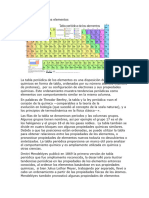 Historia de La Tabla Periódica de Los Elementos