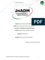 M18 - U2 - A3 - Auditoría en El Sector Público