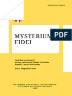 Seri Dokumen Gerejawi MYSTERIUM FIDEI