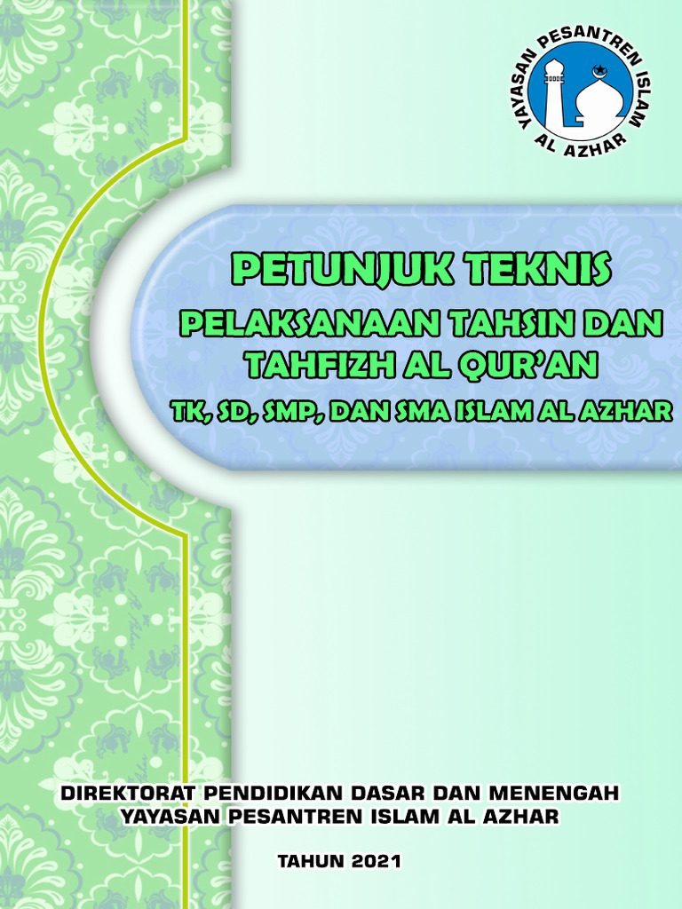 Petunjuk Teknis Tahsin dan Tahfizh | PDF | Karier & Perkembangan | Bisnis