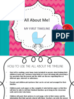 All About Me!: My First Timeline