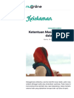 Ketentuan Masa Iddah Perempuan Dalam Islam - NU Online