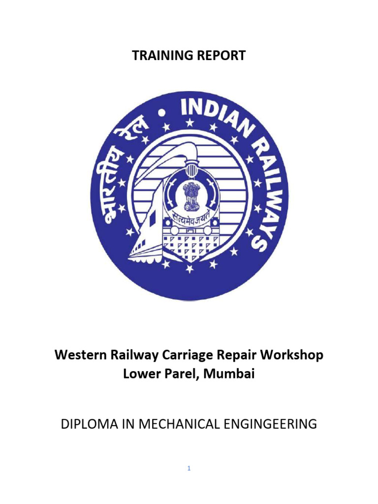 Report Of Railway Workshop Parel 44 Download Free Pdf Mechanical
