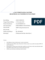Surat Perintah Bayar PNBP Registrasi Alat Kesehatan Dan PKRT