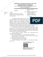 Surat Penyampaian LRA Semester Pertama & Prognosis TA 2023
