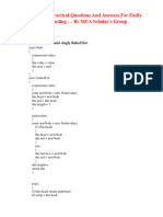 DSA Lab Practical Questions and Answers With Output by Mca Scholars Group