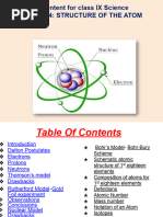 L-4 Structure of The Atom Notes