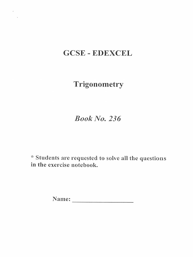 236 Trigonometry | PDF
