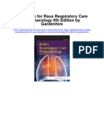 Test Bank For Raus Respiratory Care Pharmacology 9th Edition by Gardenhire