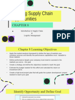 Chapter 8 - Defining Supply Chain Opportunities