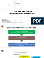 Tata Cara Perizinan Insinerator Limbah b3