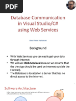 Database Communication Using Web Services