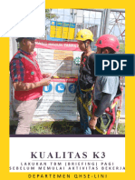 Kualitas K3: Departemen Qhse-Lini