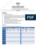 2021 FAC1A TUT Question Unit 3 Acc Equation, GJ, GL and Trial Balance