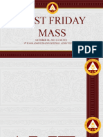First Friday Mass