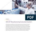 Datasheet - AVEVA Manufacturing Execution System - 23-01
