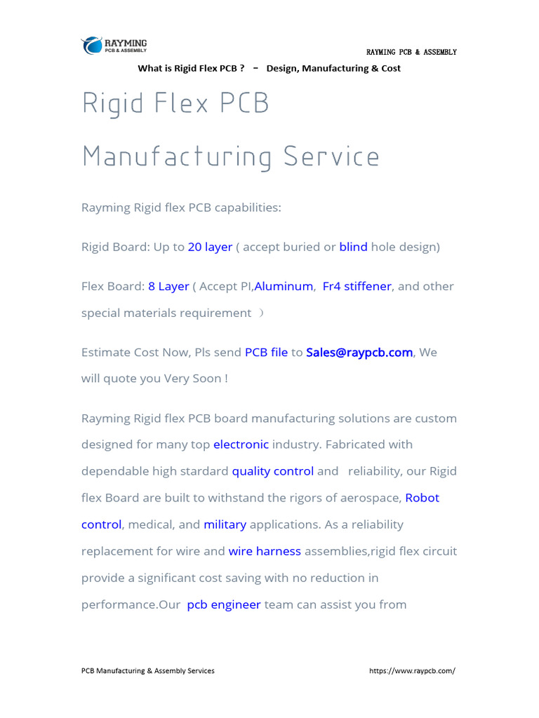 Rigid Flex PCB Design & Manufacturing Guide | PDF | Printed Circuit ...