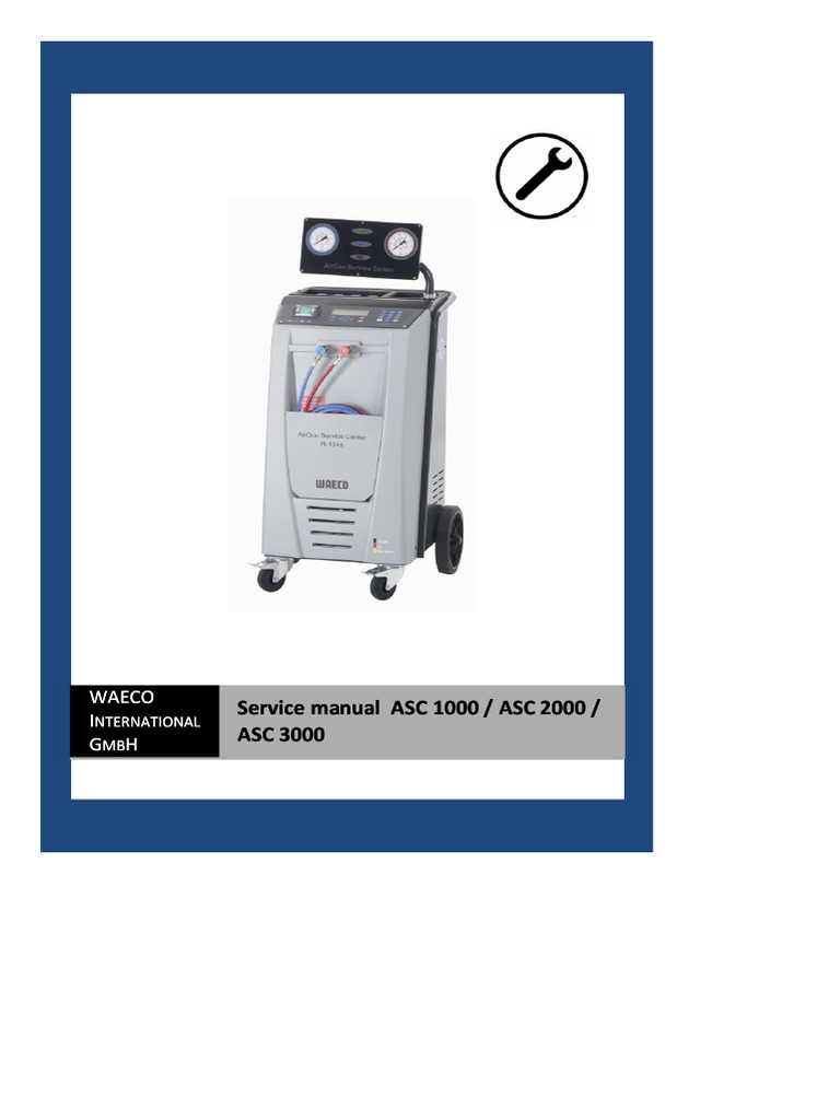 Service Manual Asc 1000 | PDF | Air Conditioning | Calibration