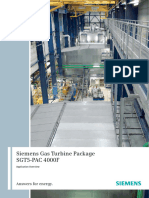 Siemens Gas Turbine Package SGT5-PAC 4000F: Answers For Energy