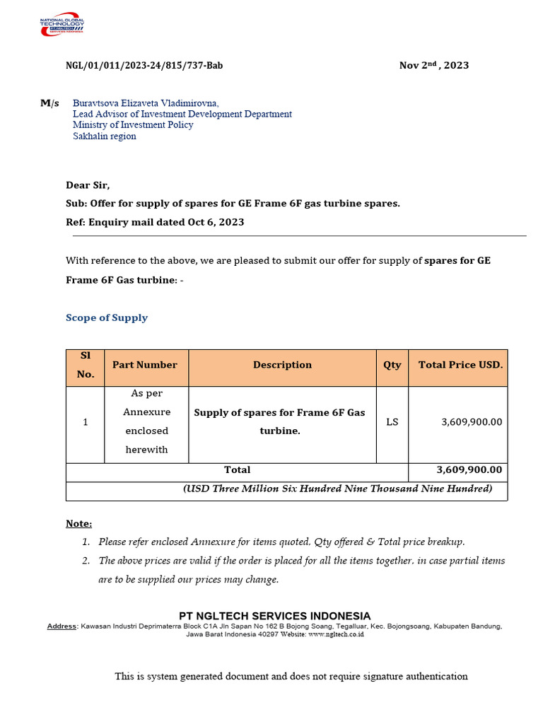 737 - NGLTECH-GE Gas Turbine Spares | PDF | Screw | Engines