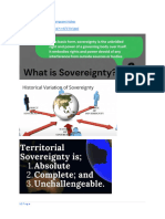 Territorial Sovereignty