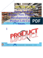 Managing Products, Brands, New Product Development and Product Life Cycle Stages