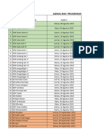 Jadwal Penjaringan Plus Nam Nu