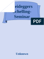 Heideggers Schelling-Seminar
