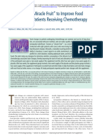 Pilot Study For Chemotherapy