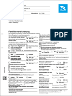 TK Familienversicherungsantrag Data