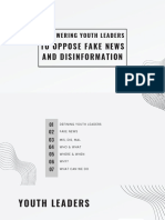 Empowering Youth Leaders: To Oppose Fake News and Disinformation