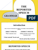 Reported Speech (Diapositivas)