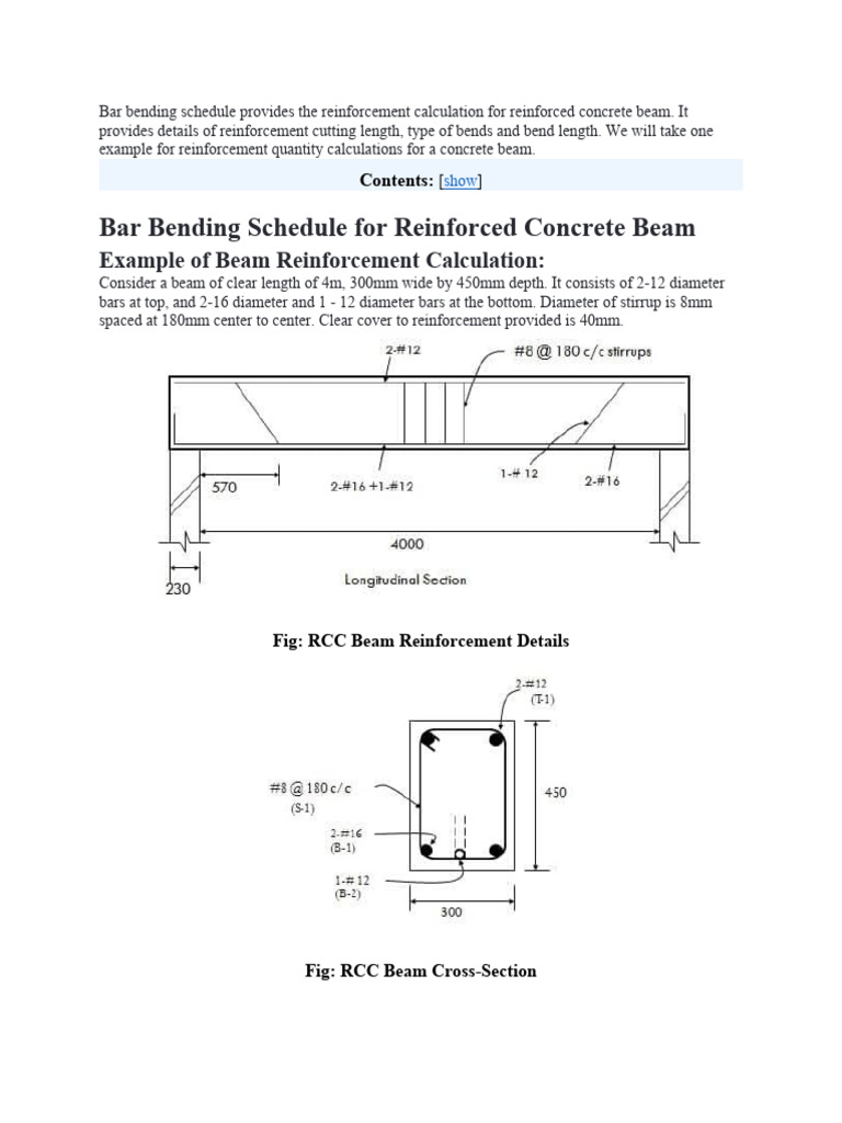 Reinforced Concrete Beam | PDF | Beam (Structure) | Reinforced Concrete