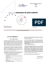 Support de Cours de Mécanique Du Point - PME2101