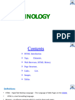 1 HTML List Images Links Table (Unit 2)