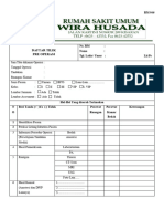 Daftar Tilik Pre Operasi