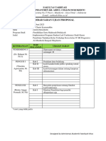 Lembar Saran Ujian Proposal