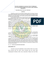 Survei Pengetahuan Kesehatan Gigi Dan Mulut Terhadap Status Kesehatan Gigi Buruh Pabrik PT - Ungaran Sari Garment Semarang