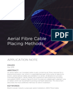 Aerial Fiber Cable Placing Methods A
