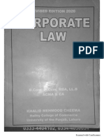 Corporate LAW by Khalid Mehmood Cheema