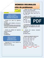 R.P. Tema 4 Decimales 1º Eso