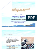 Geographic Theory and Geospatial Knowledge Discovery - Final