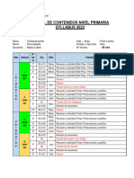 Programa Anual de 9no Grado - Plan Lector