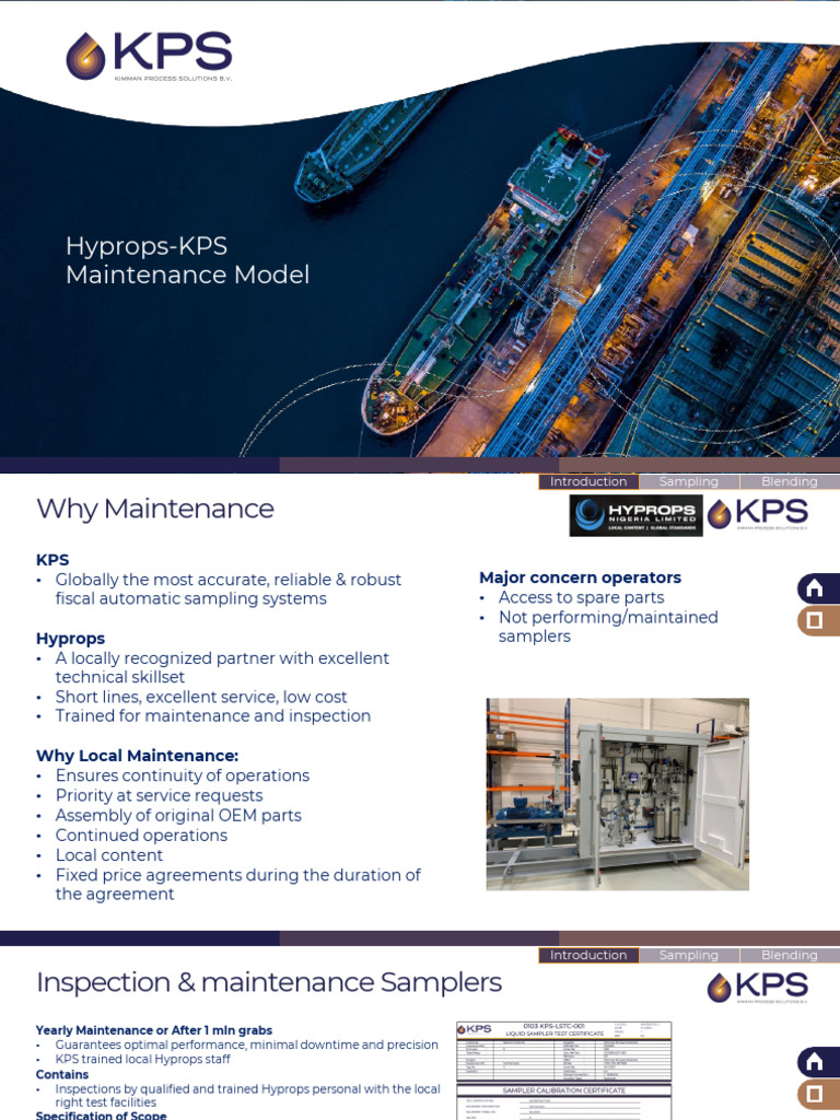 KPS Maintenance and Inspection Solutions | PDF | Systems Engineering ...